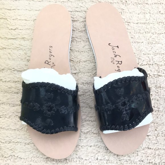 Jack Rogers Shoes - ❌SOLD❌ Jack Rogers Sanibel Black Slide Sandals